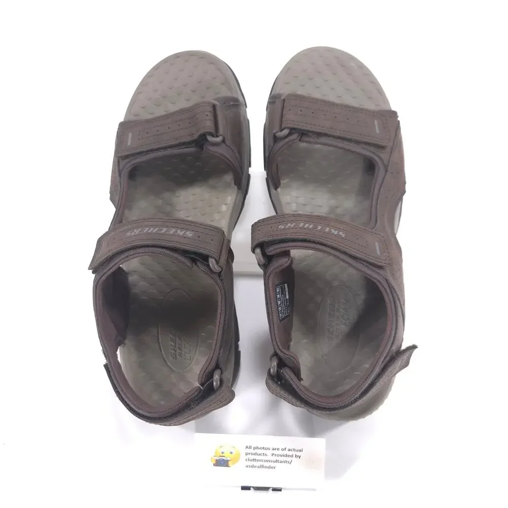 Skechers Tresmen Outdoor Adjustable Sandal Mens Size 11 204105 Brown Black